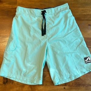 Swim Trunks. Sea foam Green. XL